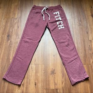 Abercrombie and Fitch Sweatpants- Burgundy (S)
